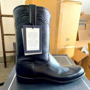Men’s black leather Lucchese boots size 14